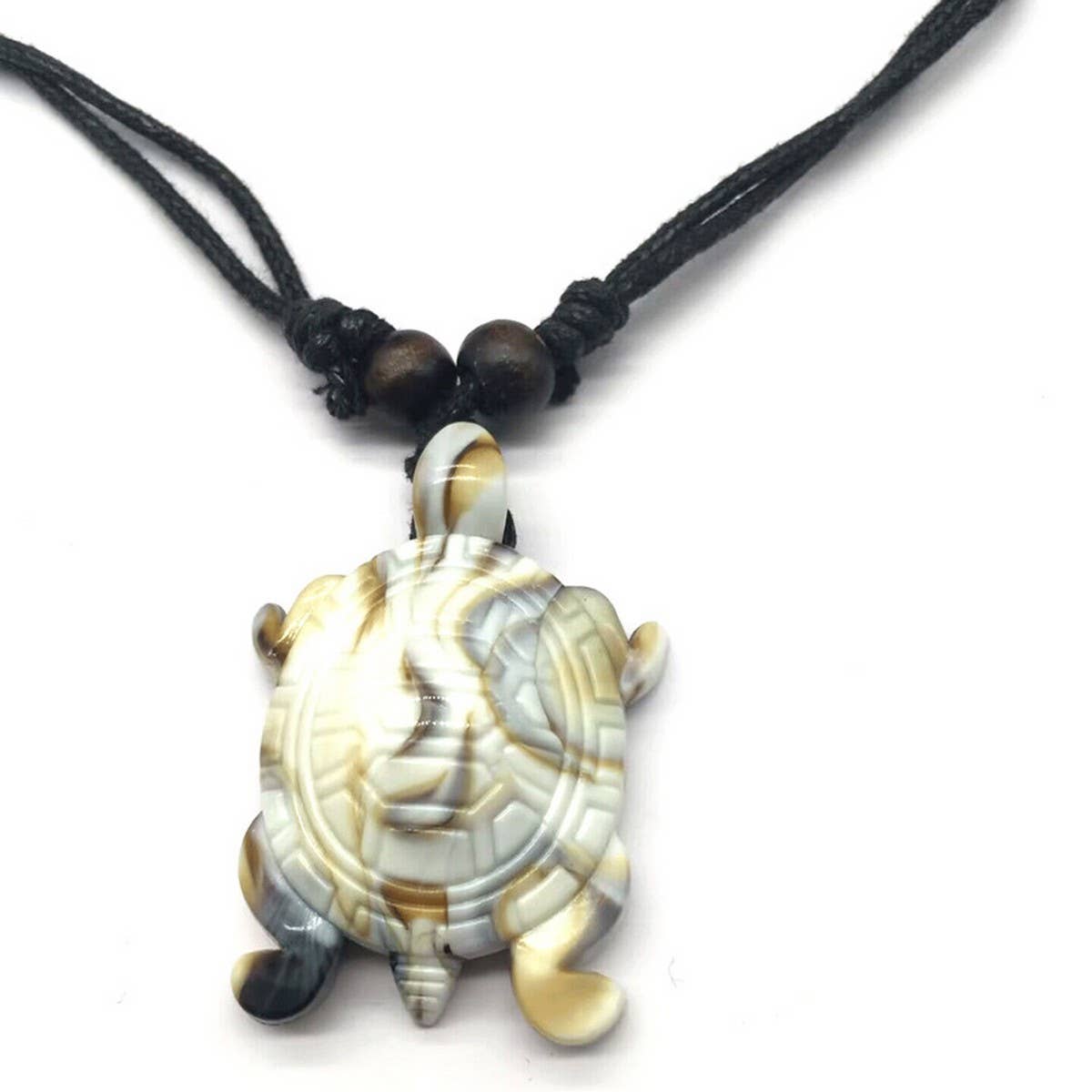 ANTIQUE TURTLE NECKLACE PENDANT NECKLACE_CWMM4914