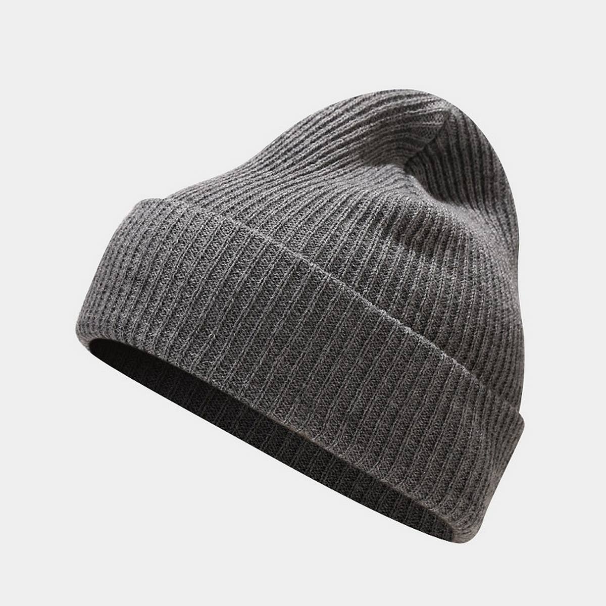 SIMPLE WOOL KNITTED HAT_CWAH1585