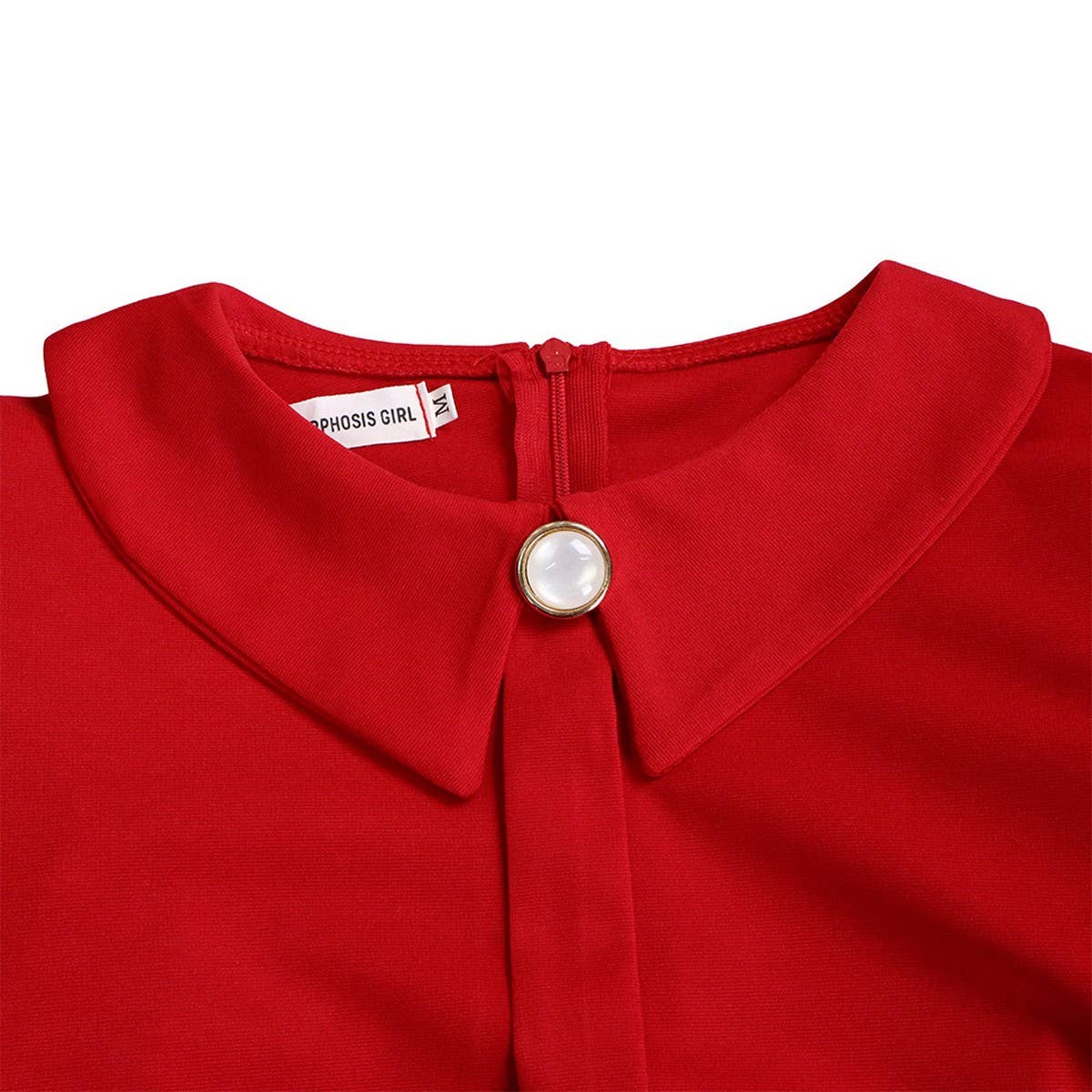 MESH AND PLEATED COMMUTER PLUS SIZE DRESS_CWDMD3678