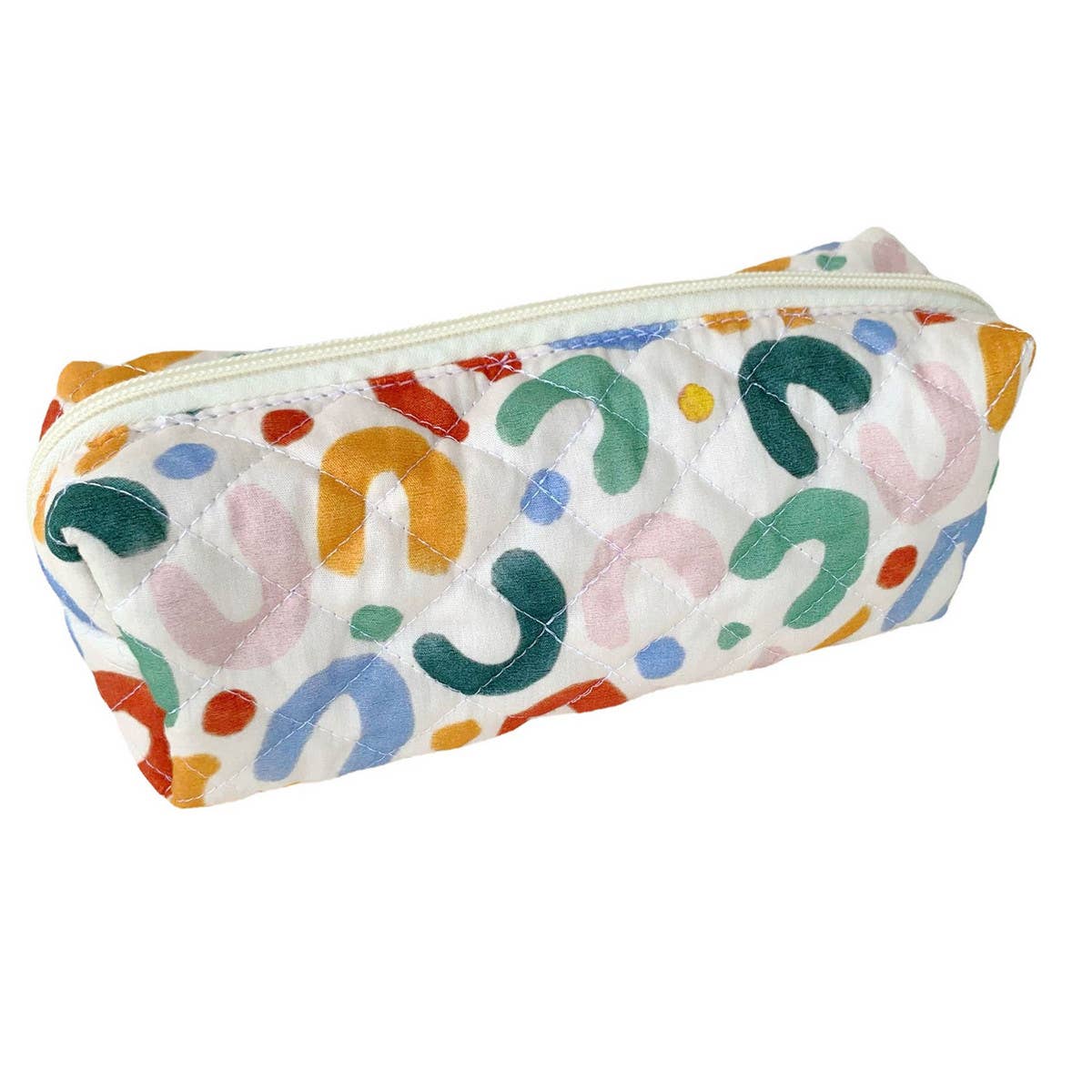 CASUAL FLORAL PENCIL CASE COSMETIC BAG_CWAB1044