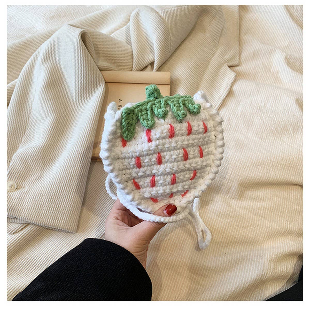 CUTE CASUAL MINI STRAWBERRY CROSSBODY BAG_CWAB2402