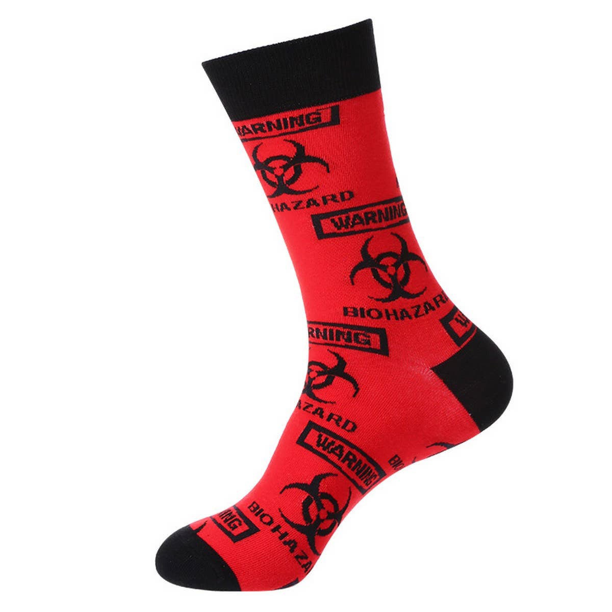 LARGE SIZE MENS TRENDY MID CALF SOCKS_CWMS1015