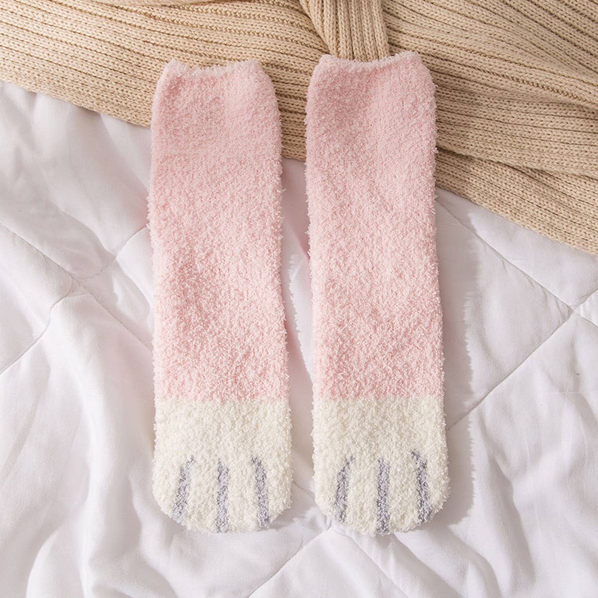 NEW STYLE WARM MID CALF SLEEPING SOCKS_CWMS0967