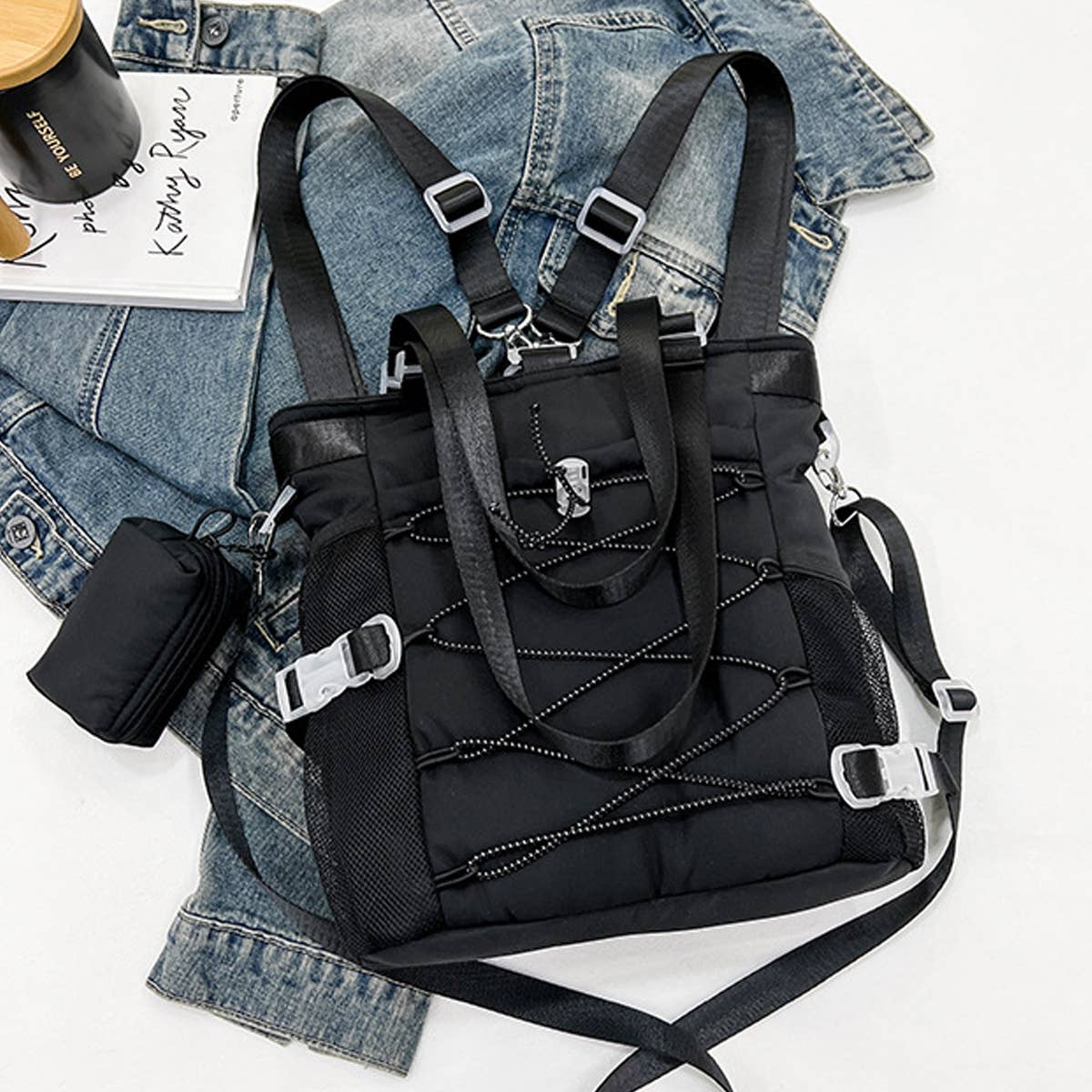 New Drawstring Backpack Shoulder Bag_Cwab1752