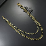 PUNK SKULL PENDANT MULTI LAYERED TROUSER CHAIN_CWMM4883