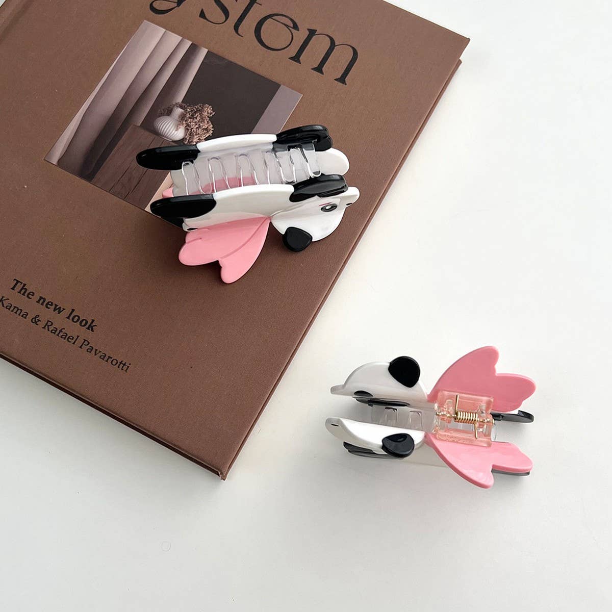 FLYING PANDA ACETATE HAIR CLAW CLIP CUTE STYLE_CWAHA5972