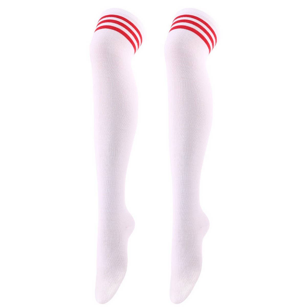 Cwmm10069_Women Three-Stripe Knee-High Socks