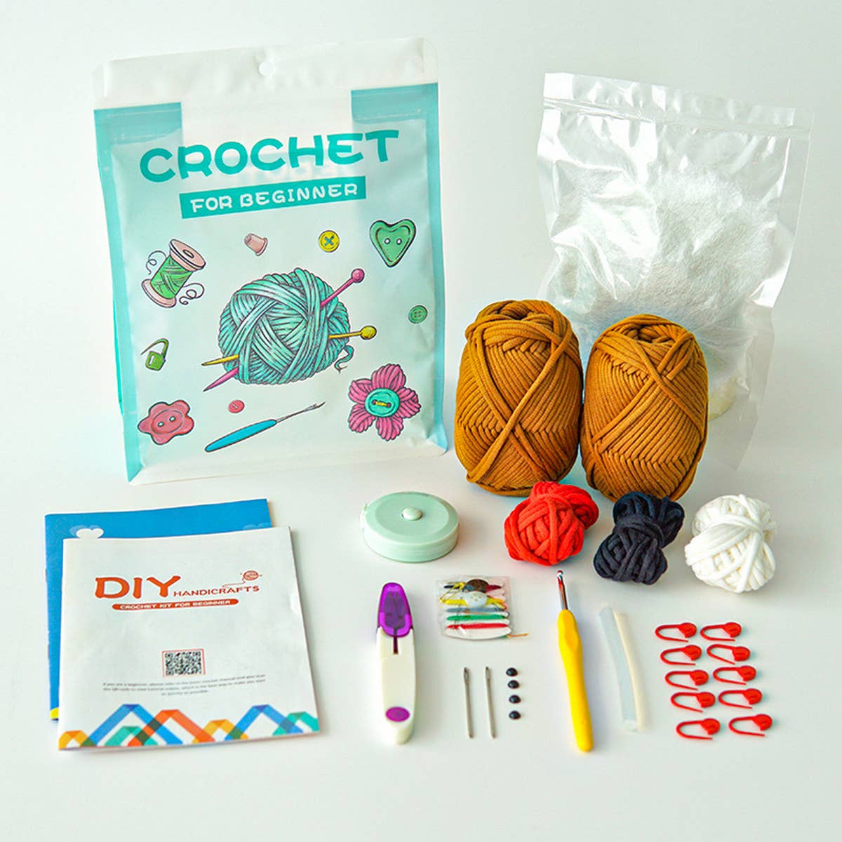 HANDMADE DIY SLOTH DOLL MATERIAL KIT_CWMM0841