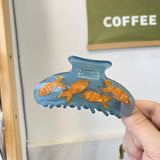 CLEAR ACETATE FISH HAIR CLAW CUTE INS STYLE CLIP_CWAHA0557