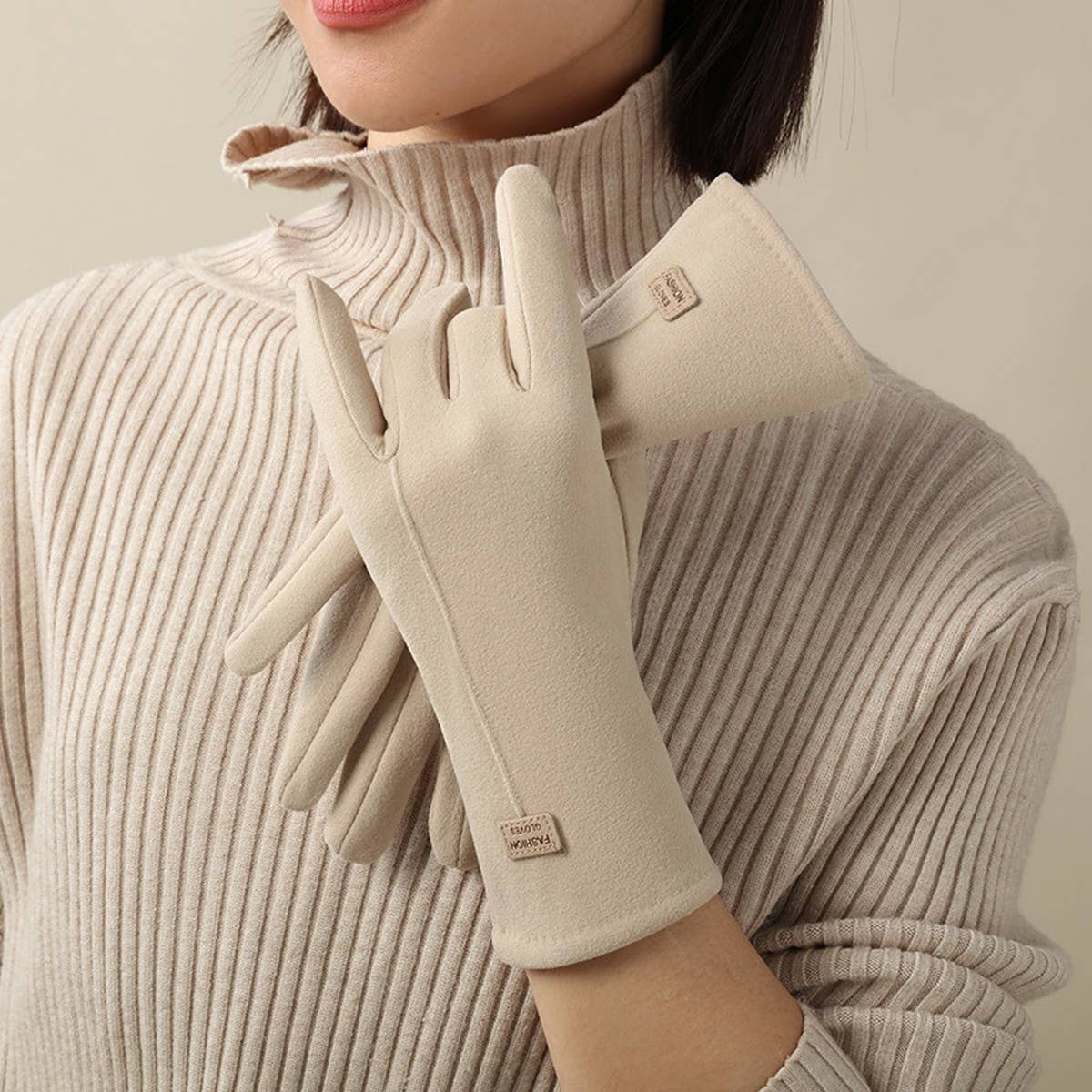 Warm Outdoor Cycling Fashion Cute Gloves_Cwmm1533
