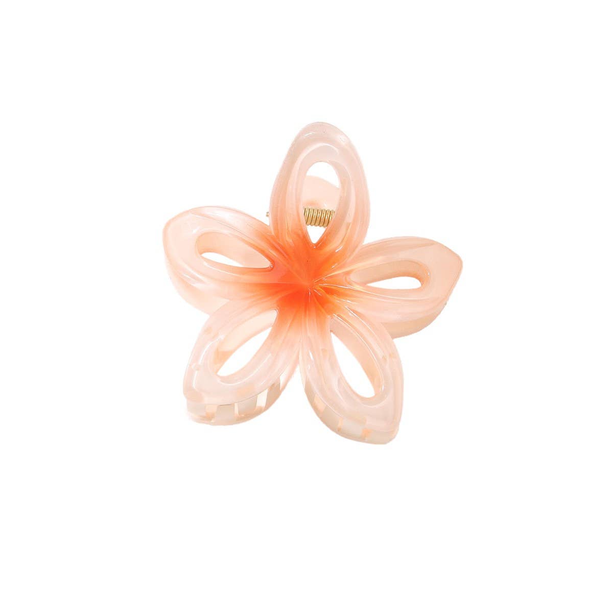 HOLLOW GRADIENT FLOWER HAIR CLAW CLIPS SUMMER CLIP_CWMM5003
