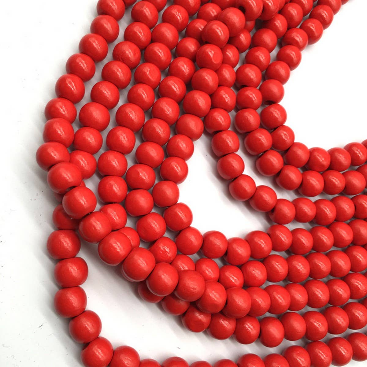 BOHEMIAN MULTI LAYERED WOODEN BEADS NECKLACE_CWMM4737