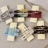 Wavy Edge Acetate Hair Clip Set Of Two_Cwaha07951