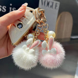 CUTE BUNNY CAR KEYCHAIN PENDANT ACCESSORIES_CWMM2595