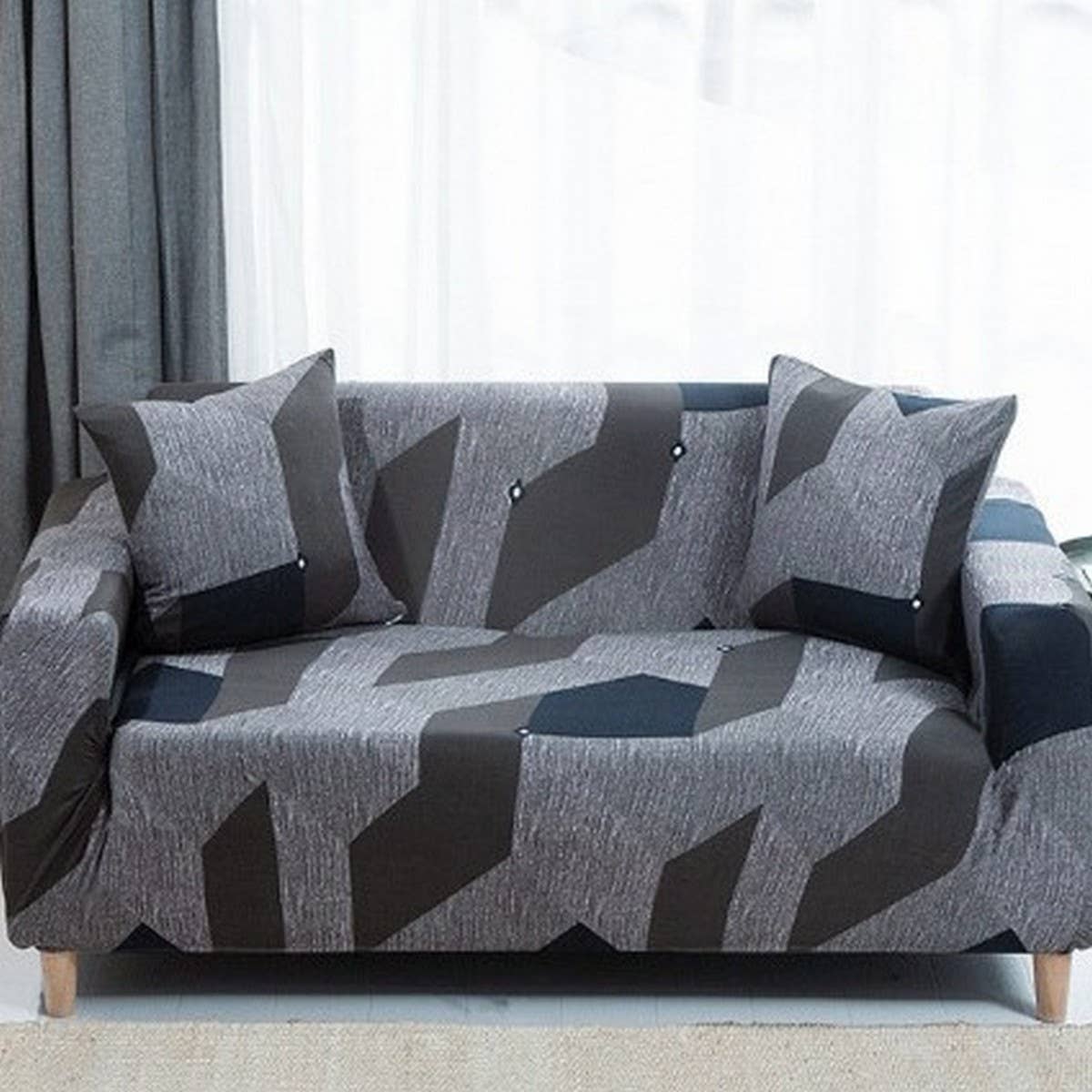 NORDIC STYLE SOFA COVER STRETCH NON SLIP FIT_CWMM8310
