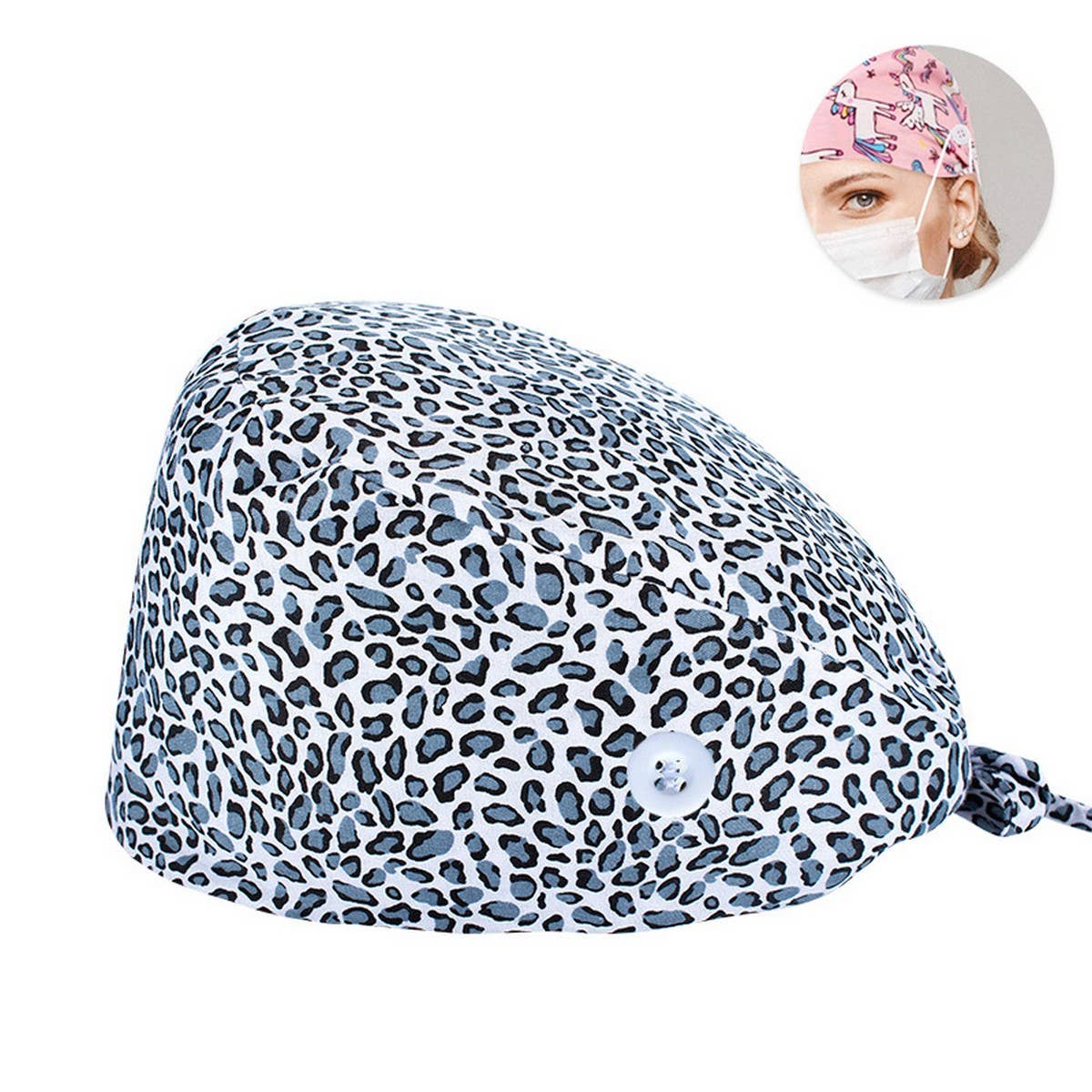 NURSE CAP SURGICAL CAP PURE COTTON DOCTOR CAP_CWAH3374