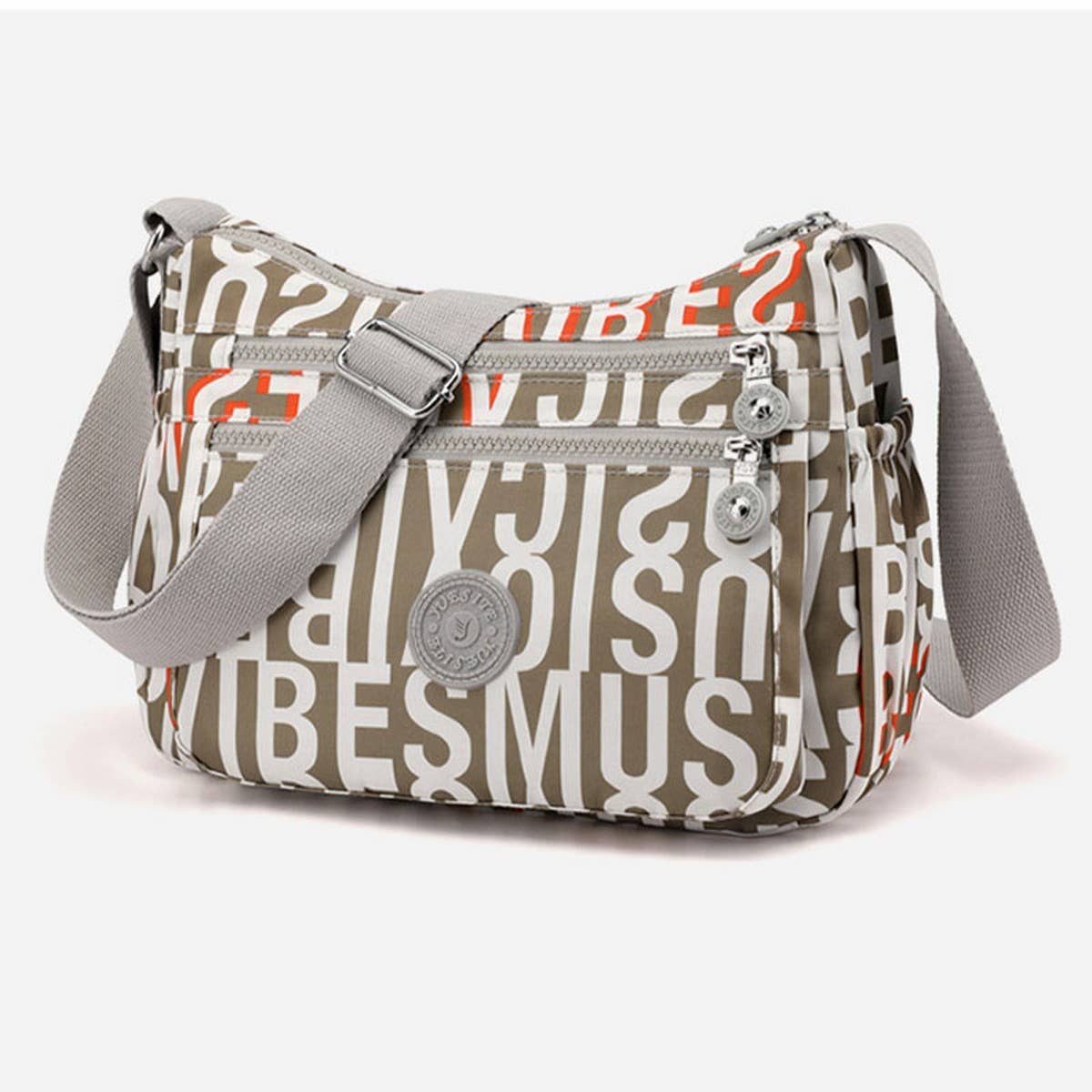 SIMPLE AND ELEGANT NYLON CROSSBODY SHOULDER BAG_CWASC1748