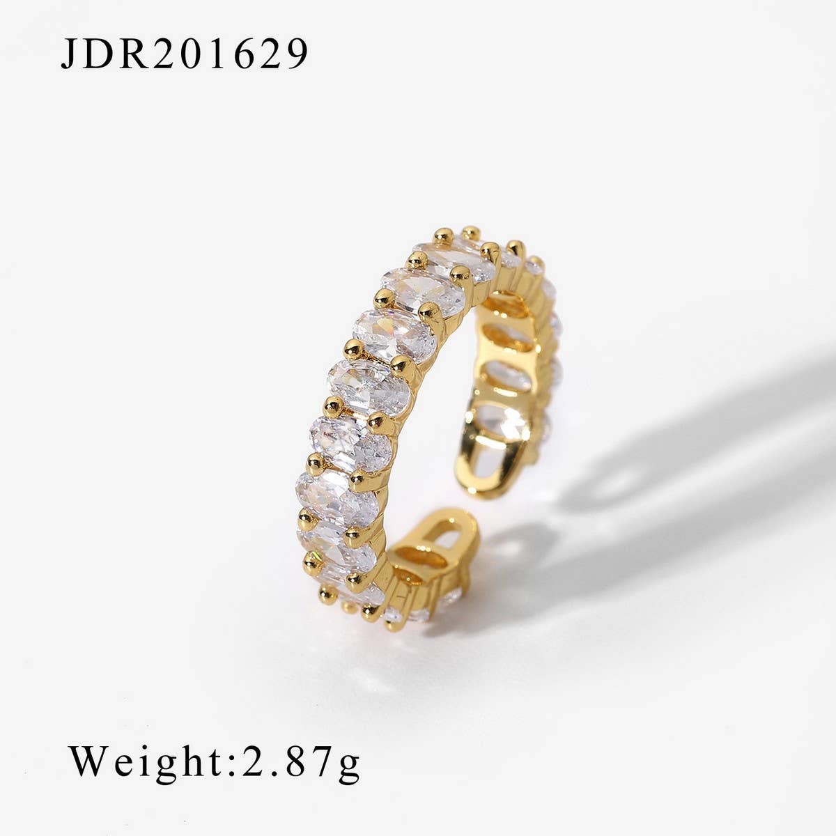 FASHIONABLE VERSATILE AND COLOR PROOF OPEN RING_CWAJE1396