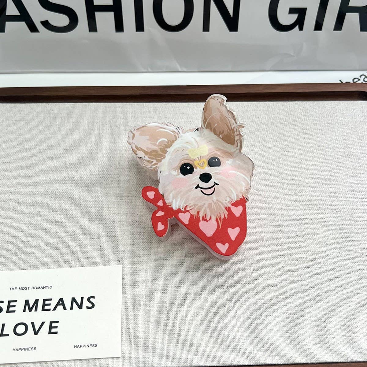 GARFIELD DOG ACRYLIC CLAW CLIP FOR GIRLS_CWAHA5767