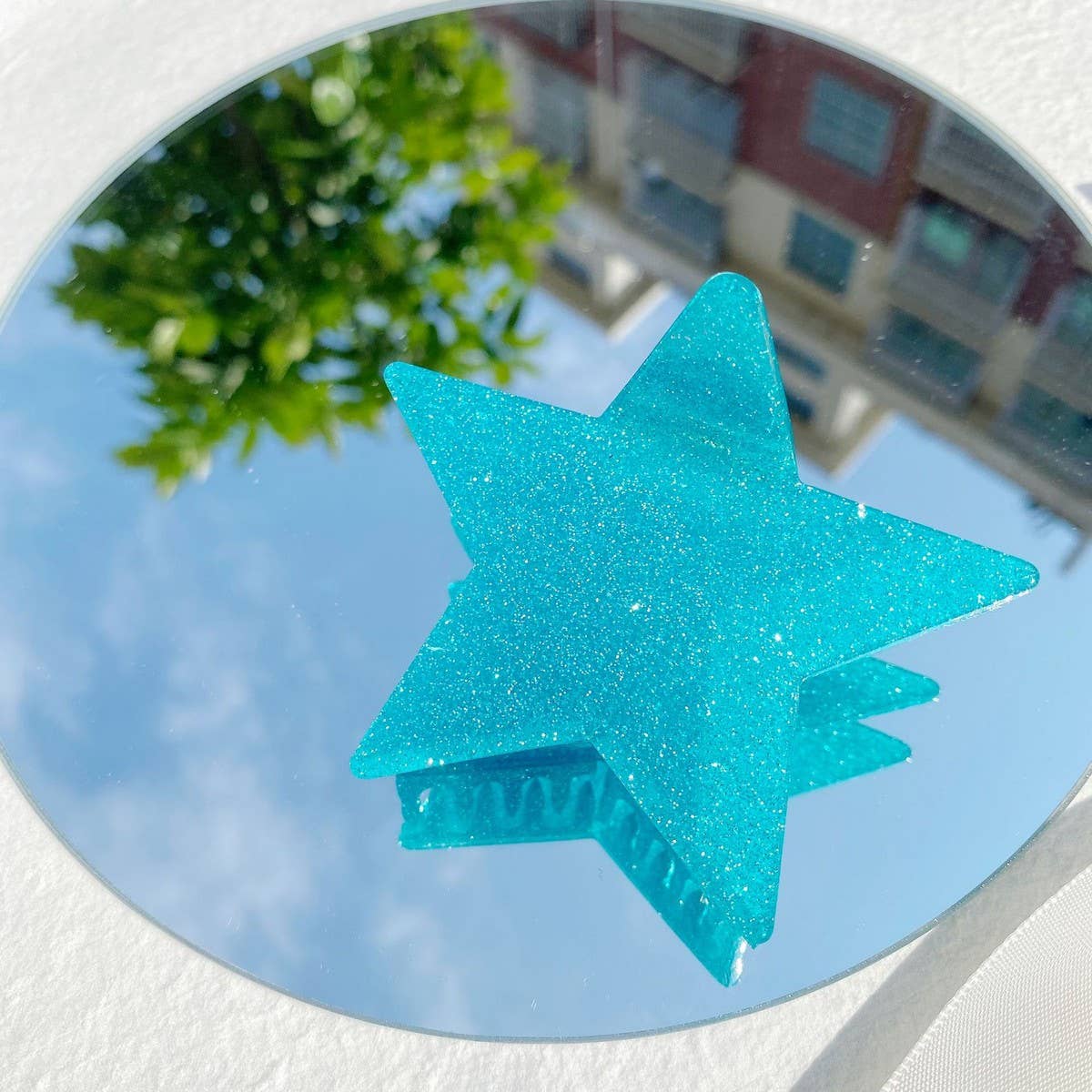 Y2K Star Hair Claw Colorblock Dopamine Style_Cwaha0568