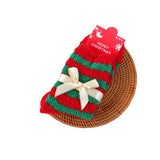 CHRISTMAS TREE THICKENED BOW CHRISTMAS SOCKS_CWMS0626