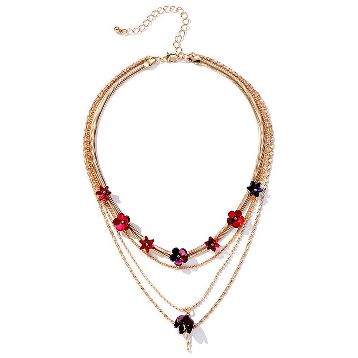 FASHIONABLE AND VERSATILE EARRING AND NECKLACE SET_CWAJE2833