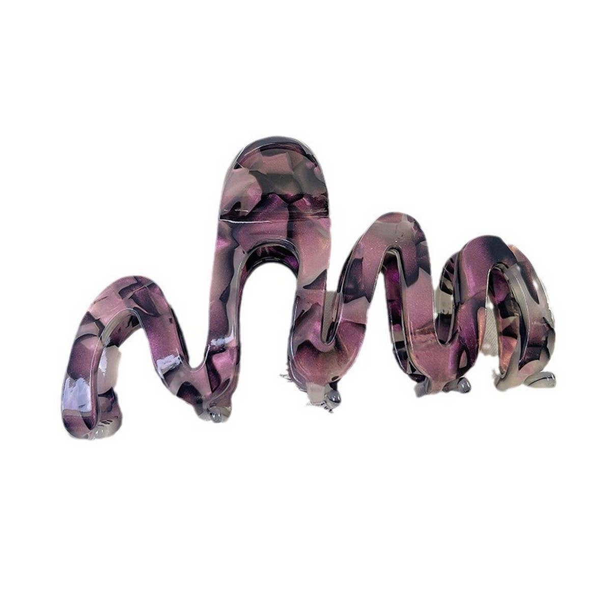 Wavy Hair Claw Luxe Large Volume Shark Clip_Cwaha1337