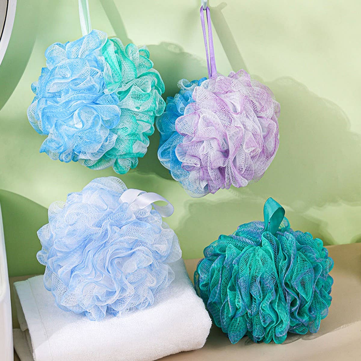 BATH POUF BATH POUF IS A SOFT AND DURABLE BATH POUF_CWMM3351