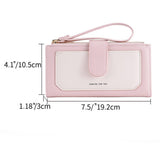 Women Fashion Magnetic Buckle Printed Wallet_Cwab1255