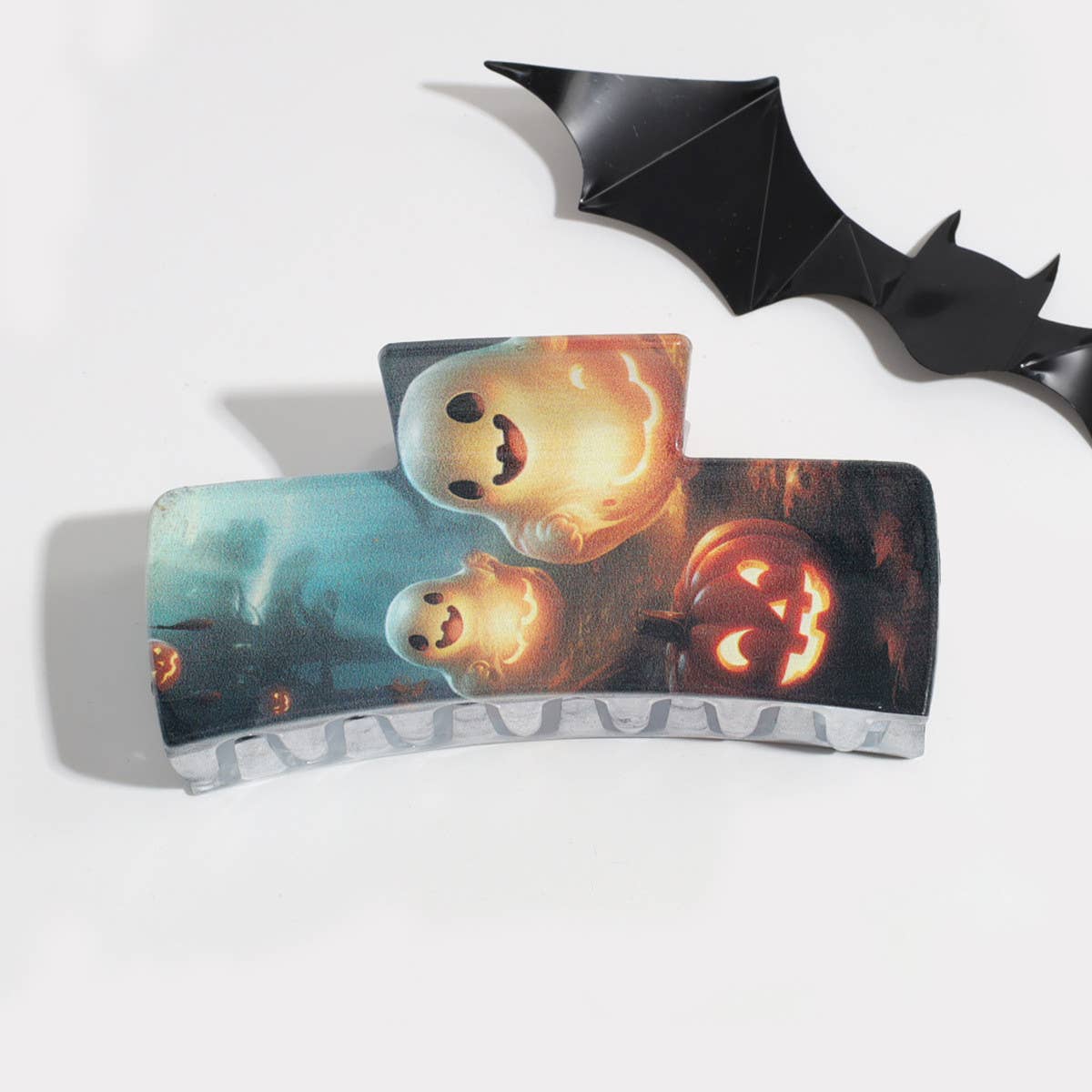 HALLOWEEN GHOST PUMPKIN BAT HAIR CLAW_CWAHA2256