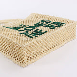 LARGE CAPACITY STRAW BAG WITH EMBROIDERED LETTERS_CWAB4700
