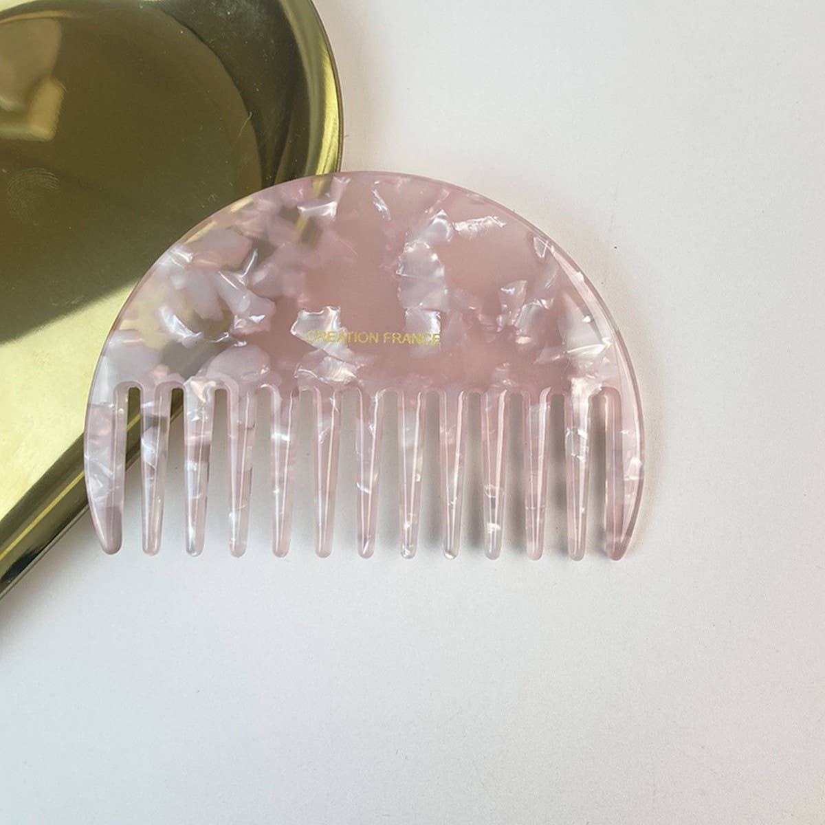 GEOMETRIC ACETATE COMB VINTAGE CUTE STYLE_CWMM6400