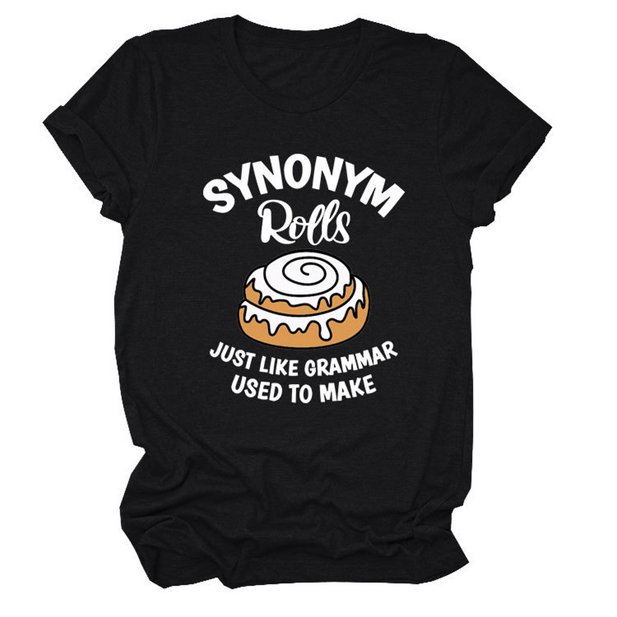 LOOSE FIT WOMEN S T SHIRT WITH CUTE GRAPHIC _CWTTSL0486