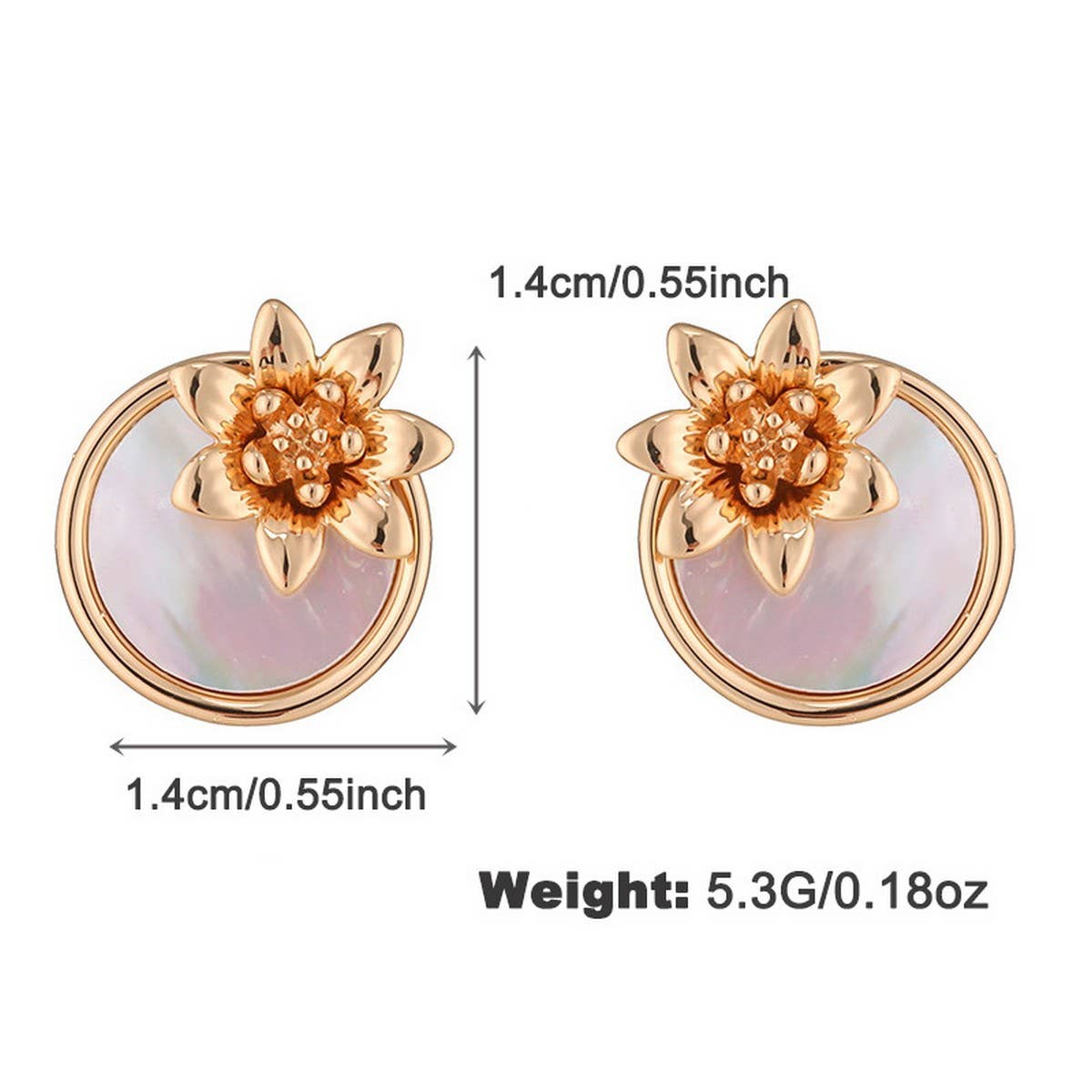 FASHION FLOWER SHELL NECKLACE JEWELRY SET_CWAJE2934