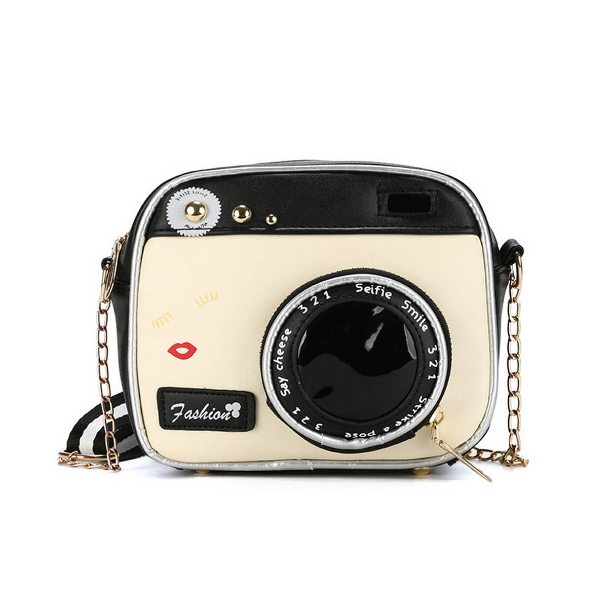CAMERA SHAPED SHOULDER BAG_CWAB1001