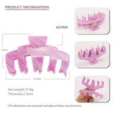 ACETATE GEOMETRIC LINE SHAPE CLIP SHARK CLIP_CWAHA4427