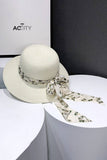 Wide Brim Bowknot  Fashion Straw Hat_Cwah0466