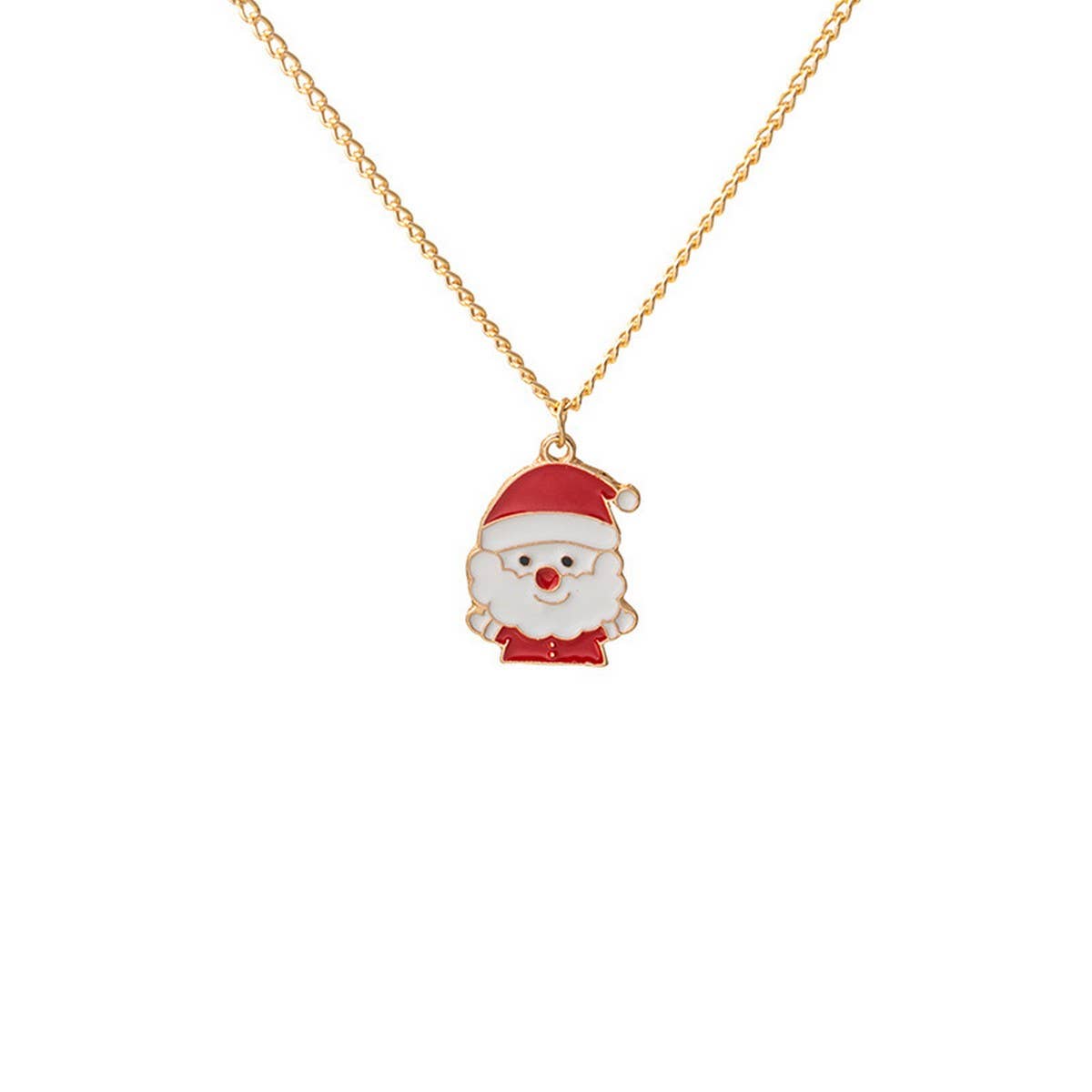 CHRISTMAS CARTOON PERSONALITY VERSATILE NECKLACE_CWAJE1862