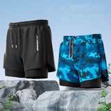 MENS DOUBLE LINED QUICK DRY SWIM SHORTS_CWMM6767
