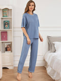 Stylish And Comfortable Short Sleeve Pantsuit