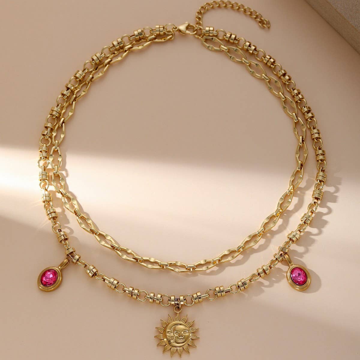 STAINLESS STEEL PENDANT TITANIUM STEEL NECKLACE_CWMM3575