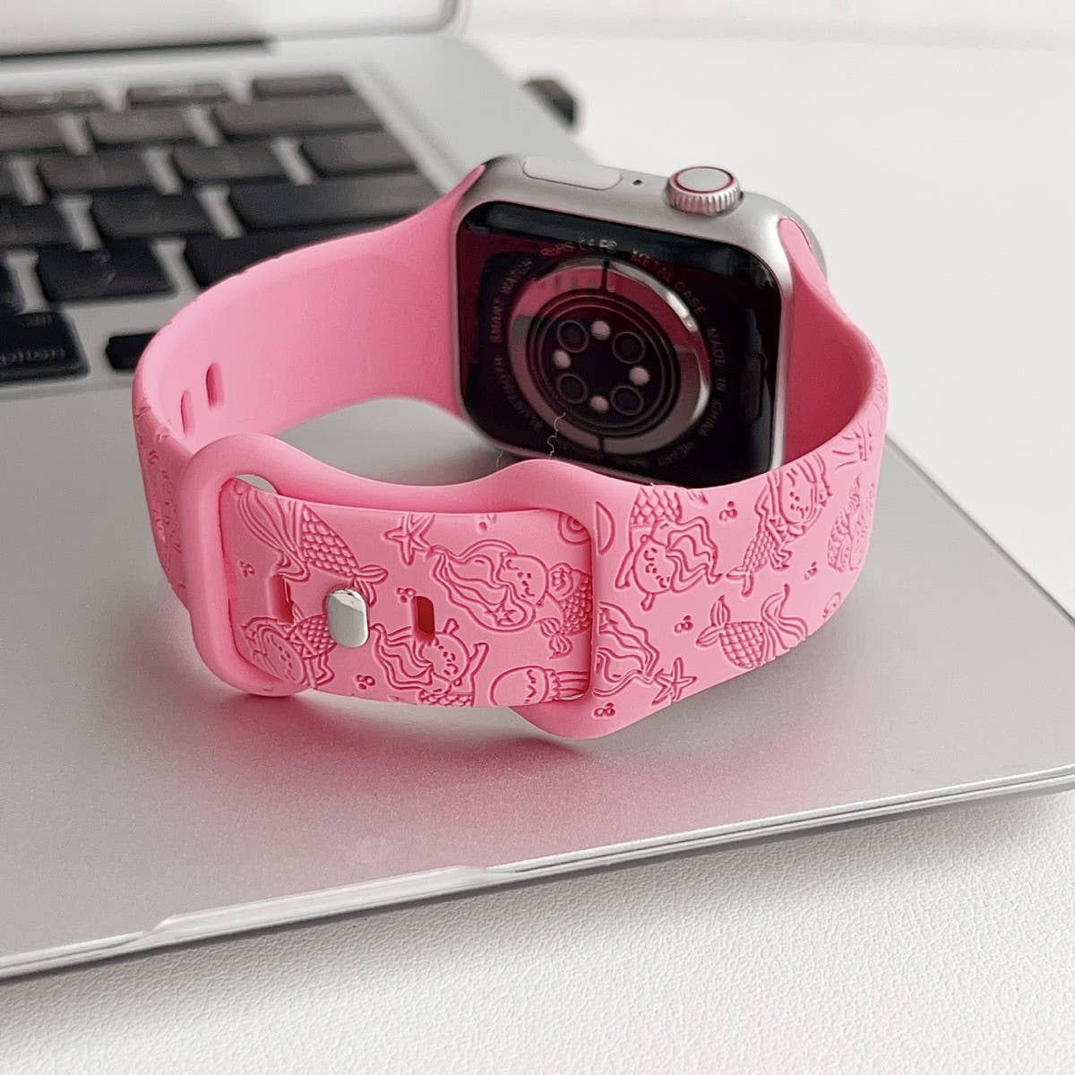 APPLE WATCH ULTRAS9S8 ENGRAVED SILICONE STRAP_CWWW0055