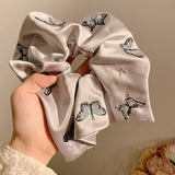 SATIN HEAVY EMBROIDERY BUTTERFLY HAIR ACCESSORY_CWAHA3679