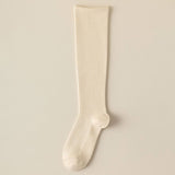 Women Stockings Leisure Solid Color Tube Socks_Cwms0291