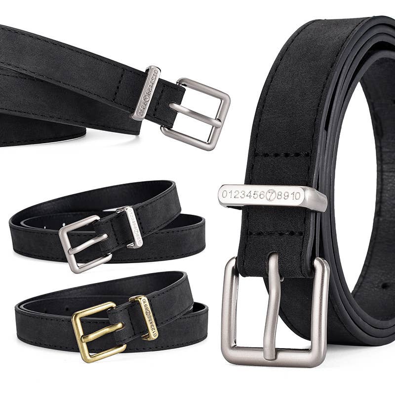 Frosted Needle Buckle Women'S Denim Belt