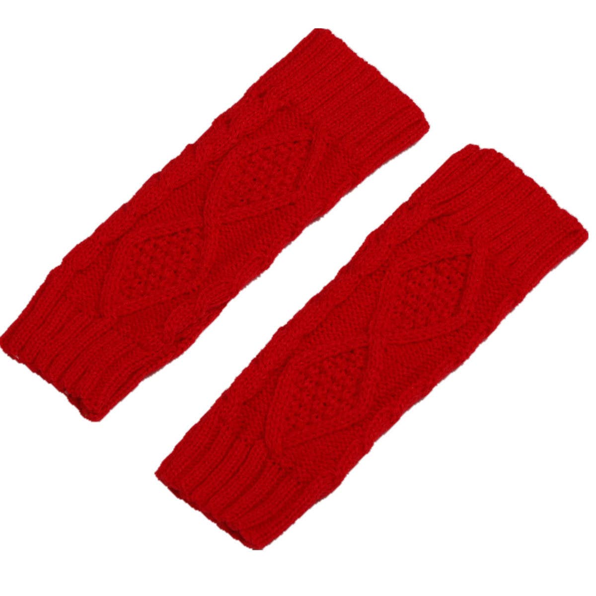 Diamond New Knitted Half Finger Gloves_Cwag0091