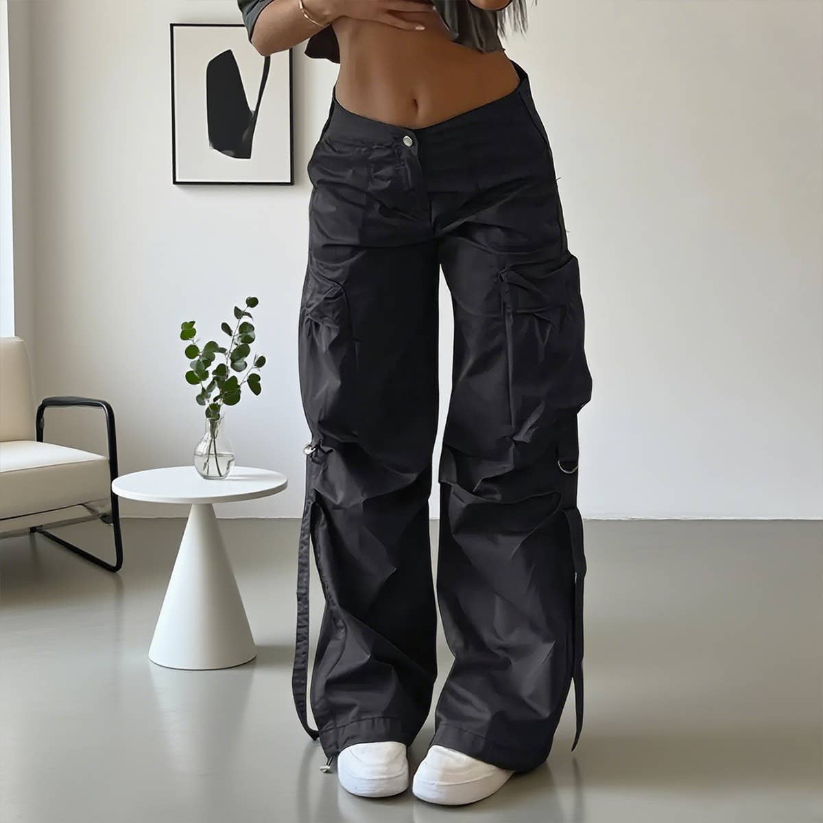 Solid-Color Tight-Fitting Quick-Drying Pants