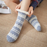 SLEEPING SOCKS PLUSH INDOOR SLIPPERS_CWMS0732