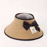 NEW FOLDABLE HOLLOW TOP STRAW HAT FOR WOMEN_CWAH3477