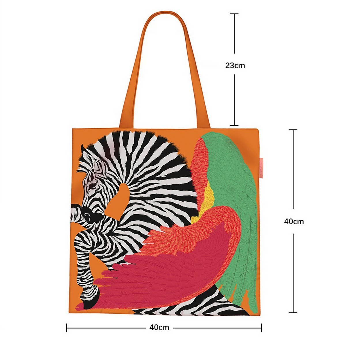 STUDENT CANVAS TOTE BAG SPACIOUS DESIGN_CWAB5138